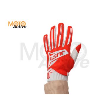 Перчатки JUST1 J FORCE 2.0, красный белый - миниатюра 2