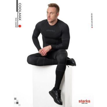 Starks Кофта Coolmax Ice Cold мужская черная - миниатюра 1