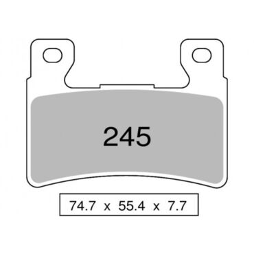 Колодки дискового тормоза Trofeo Sintered 245 (LMP334, FDB2114) - миниатюра 1