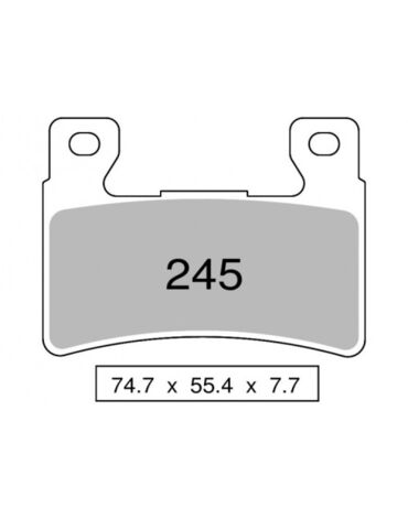 Колодки дискового тормоза Trofeo Sintered 245 (LMP334, FDB2114)
