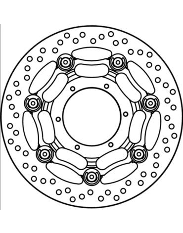 Диск тормозной передний Honda CBR600 01 06, CB900 02 07