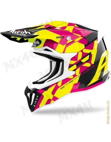 Кроссовый шлем Strycker XXX розовый