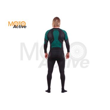 Термофутболка DF 3DThermo Green с длинный рукавом - миниатюра 1