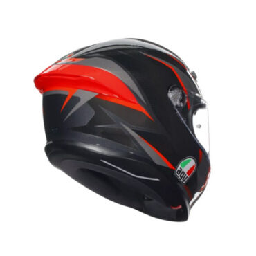 AGV Шлем K6 S Slashcut Black Grey Red - миниатюра 2