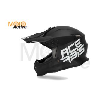 Шлем детский (кроссовый) Acerbis IMPACT STEEL JUNIOR Black - миниатюра 2