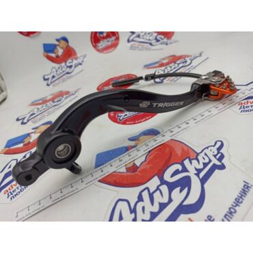 Zeta trigger brake pedal ALU лапка заднего тормоза SX 16-> / EXC 17->  HQV FC 16-> TE FE 17-> // ZE90 7423 - миниатюра 1