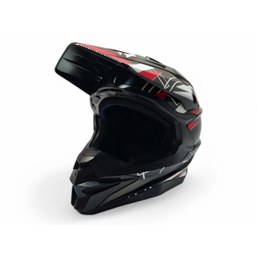 Шлем AiM JK803S Red Black - миниатюра 1