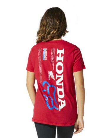 Футболка женская FOX Honda SS, flow red (S, Взрослая  Повседневная)