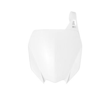 Панель номерная передняя Yamaha YZ250F (2019 2023), YZ450F (2018 2022), YZ125 250 (2022 2023), Белый - миниатюра 1