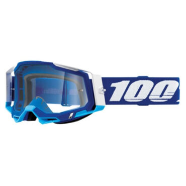 100% Очки Racecraft 2 Goggle Blue Clear Lens - миниатюра 1