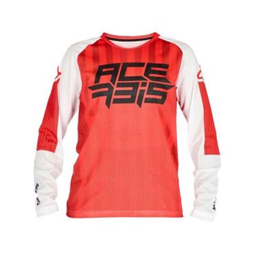 Джерси детское Acerbis MX J WINDY FIVE KID VENTED Red White - миниатюра 1