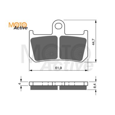 Тормозные колодки GOLD FREN Sintered S3 246 - миниатюра 1