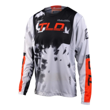 Мотоджерси подростковая Troy Lee Designs Youth GP Jersey Astro, gray orange (YL, Детская Кросс эндуро) - миниатюра 1