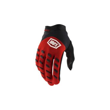 Мотоперчатки 100% Airmatic Glove, red black  (L, Взрослая  Кросс эндуро) - миниатюра 1