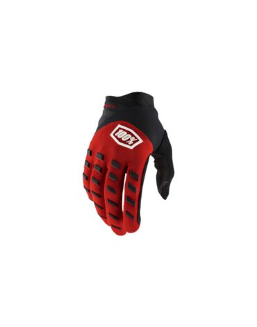 Мотоперчатки 100% Airmatic Glove, red black  (L, Взрослая  Кросс эндуро)