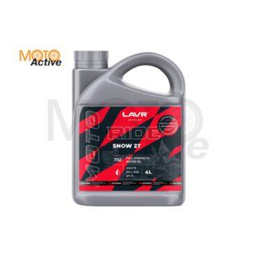 LAVR MOTO Моторное масло RIDE SNOW 2Т FD, 4 л - миниатюра 1