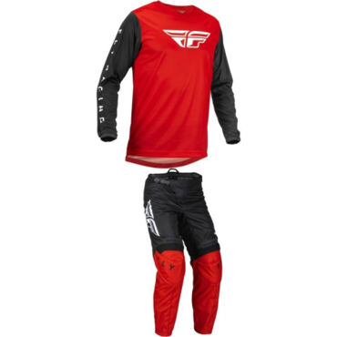 Комплект Fly Racing F 16 Красный черный, джерси+штаны - миниатюра 1