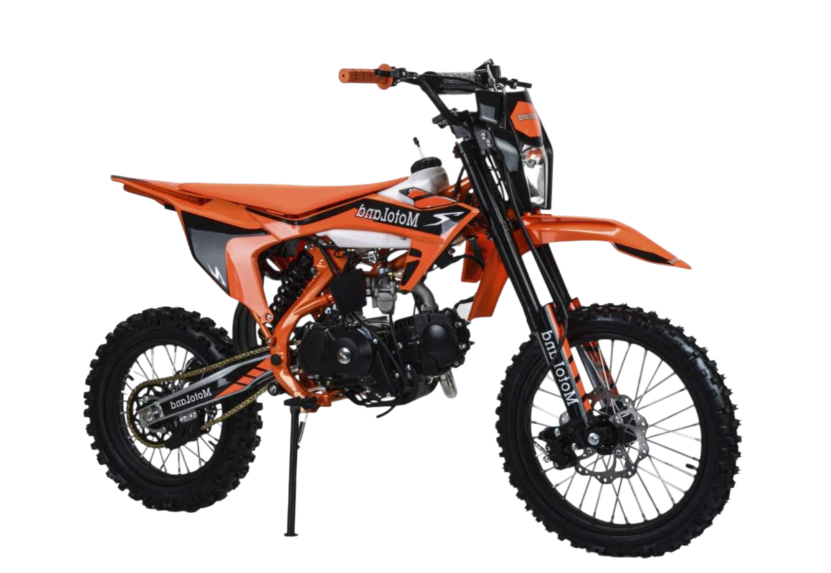 Питбайк Motoland 125 SX 125 E 17 14 оранжевый - фото 1