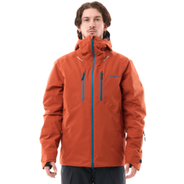 Dragonfly Куртка горнолыжная утепленная Gravity Man Brown - Blue 2025 - миниатюра 3