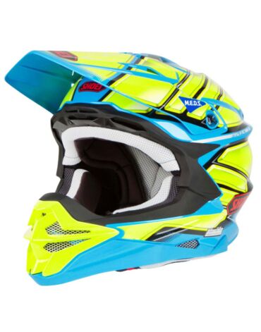 Шлем для мотокросса Shoei VFX WR Glaive TC 2, салатово синий