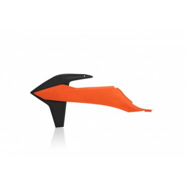 Acerbis спойлер радиатора оранжевый черный 125 500 SX19 22 / EXC 20 23 // 0023500.209 - миниатюра 2