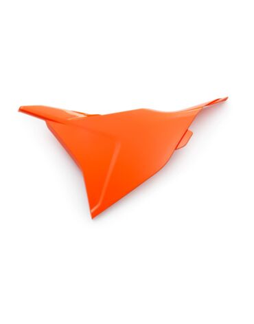 Крышка воздушного фильтра левая оранжевая KTM SX SX F 23- / EXC EXC F 24-