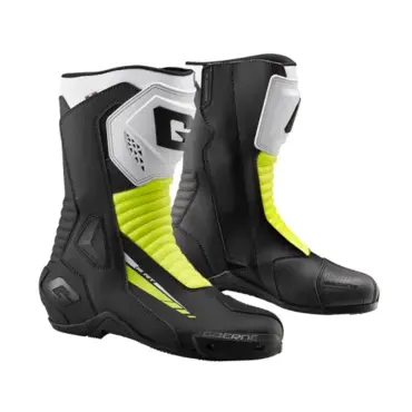Мотоботы Gaerne GRT Black White Yellow - миниатюра 1