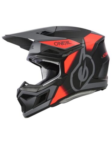 Oneal Шлем кроссовый 3Series Vision Серый Красный