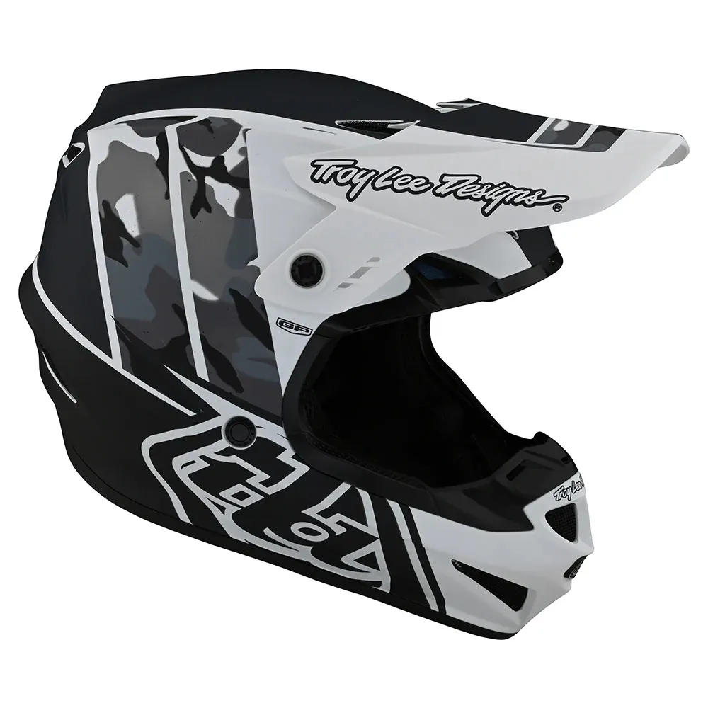 Мотошлем подростковый Troy Lee Designs Youth GP Helmet Nova Camo White - фото 1