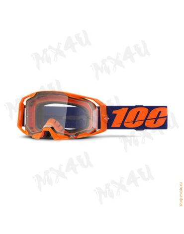 Очки Armatic Neon Orange / Прозрачная линза