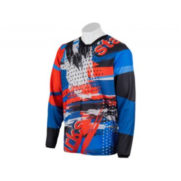 Джерси детское Starks evo kids синий красное - миниатюра 1