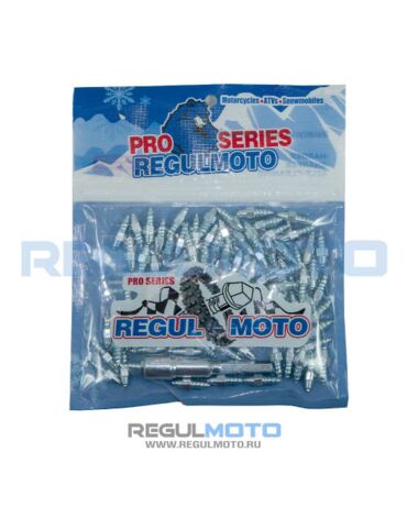 Шипы Regulmoto PRO Series Н19 c карбид фольфрамовым сердечником (дл. резьбы 10мм) компл. 100шт 