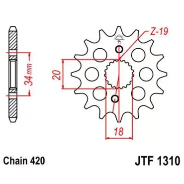 Звезда ведущая JTF1310 - миниатюра 1