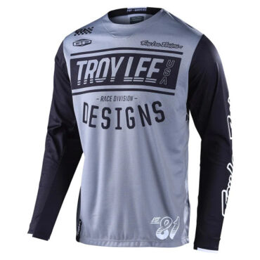 Мотоджерси Troy Lee Designs GP Jersey Race 81, grey (XL, Взрослая  Кросс эндуро) - миниатюра 1