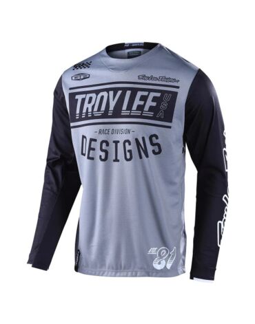 Мотоджерси Troy Lee Designs GP Jersey Race 81, grey (XL, Взрослая  Кросс эндуро)