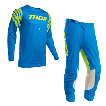 Комплект Thor S20 Prime Pro Strut, кислотно голубой, Штаны+Джерси - миниатюра 2
