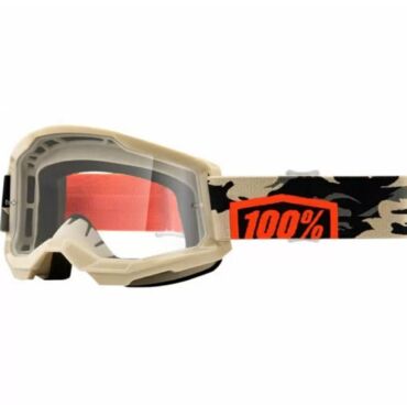 100% Очки Strata 2 Goggle Kombat Clear Lens - миниатюра 1