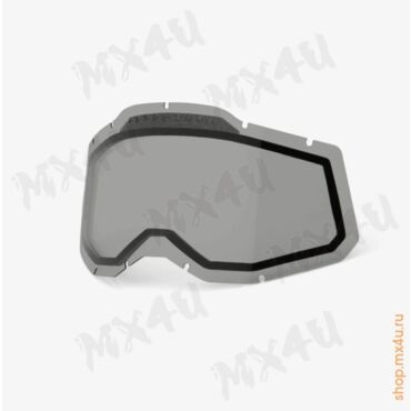 Линза 100% RC2 AC2 ST2 Replacement Lens Vented Dual Pane Smoke (51008 602 01) - миниатюра 1