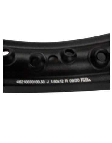Обод заднего колеса (1,6x12)  KTM 65SX 18- / Husqvarna TC65 18- / GasGas MC65 21-
