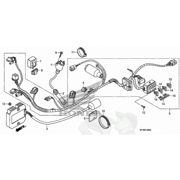HONDA катушка зажигания XR650L ( 30510MN1680 ) - миниатюра 1