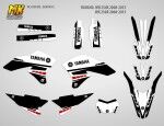 Наклейки на мотоцикл Yamaha WR 250X 250R 2008 2015. Серия BlackW
