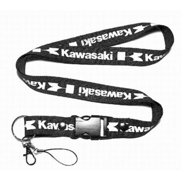 Шнурок для ключей Kawasaki, белый - миниатюра 1