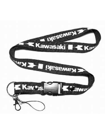 Шнурок для ключей Kawasaki, белый