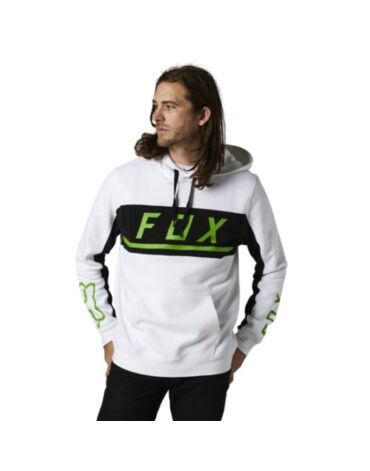 Толстовка FOX Merz Pullover Fleece, white (S, Взрослая  Повседневная)