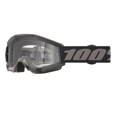 100% Очки детские Strata Mini Goggle Black Clear Lens 2025 - миниатюра 1