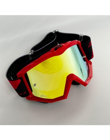 Очки Progrip Atzaki 3201 FL Red Multilayer Mirror Yellow Lens (желтая зеркальная линза 3247C)