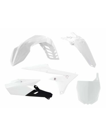 Комплект пластика с передней панелью белый Yamaha WRF250 YZ FX250 15 19 # WRF450 YZ FX450 16 18
