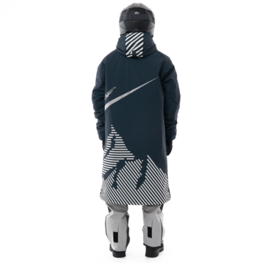 Dragonfly Плащ зимний Race Coat Man 2025 Black - White - миниатюра 2