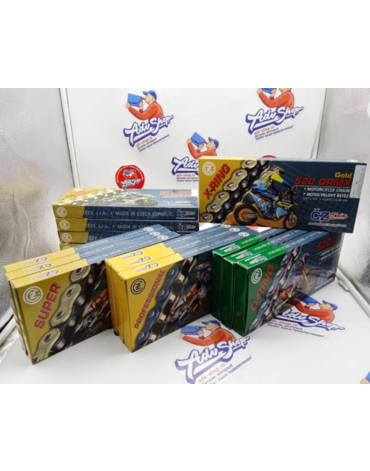 CZ Chains 525 SDZZ Gold - 120 цепь приводная усиленная X Ring 525 x 120 звена // 1290 adv 21 23