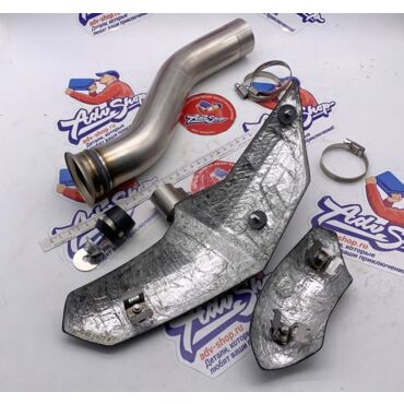 Wings Titanium Mufflers прямоточный титановый выхлоп (silver) HQV 901 NORDEN 22 24 ( 790 890 ADV R 19 24 ) - миниатюра 2